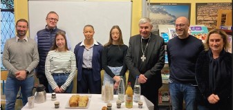 Visite de l’Archevêque-Mgr Delannoy